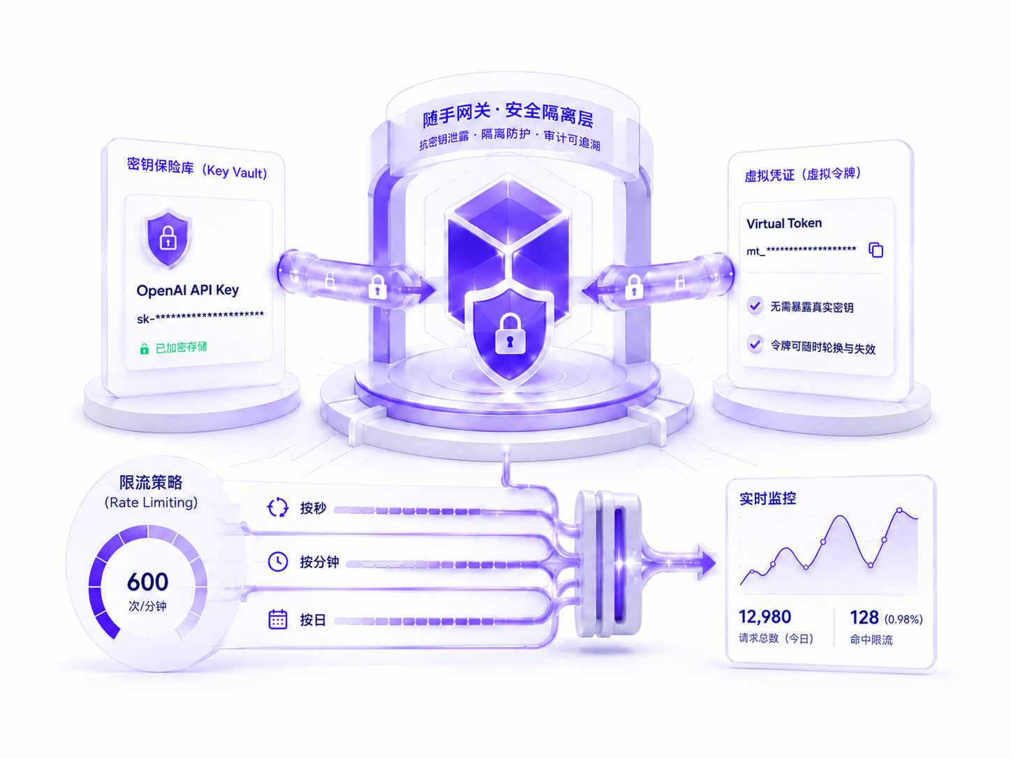 流量控制与秘钥安全